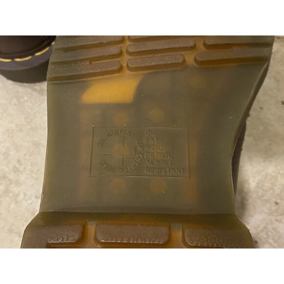 Dr Martens 1B61 Brown Leather Chukka Boots Men’s Size 13 Soft-Toe WORN 5X WOW - Picture 6 of 12